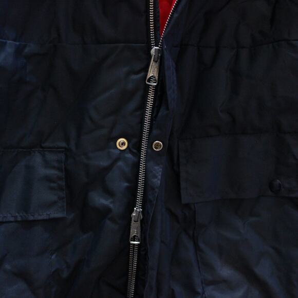 Western Field Snowsuit Mens XL Navy Red Insulated Hood Belt Zip Legs Snowmobile - Picture 14 of 14